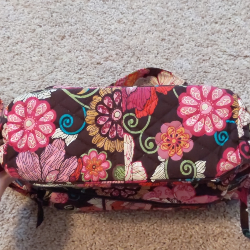Vera Bradley Mod Floral Pink (RETIRED) Purse - Picture 6 of 8